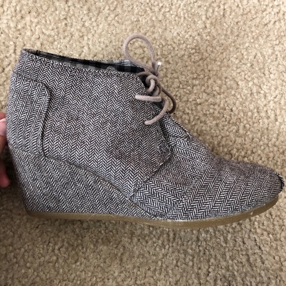 Toms Shoes - Toms Herringbone Desert Wedge Nordstrom Bootie